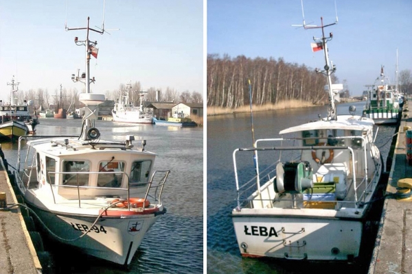 Koło Łeby zatonął kuter rybacki