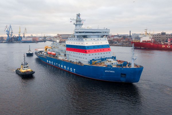 Największy na świecie lodołamacz napędzany energią jądrową zakończył pierwszy etap prób...