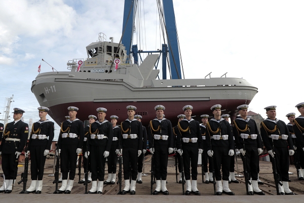 Remontowa Shipbuilding SA zwodowała nowy holownik dla Marynarki Wojennej