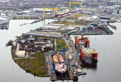 Upada legenda brytyjskiego przemysłu okrętowego Harland and Wolff
