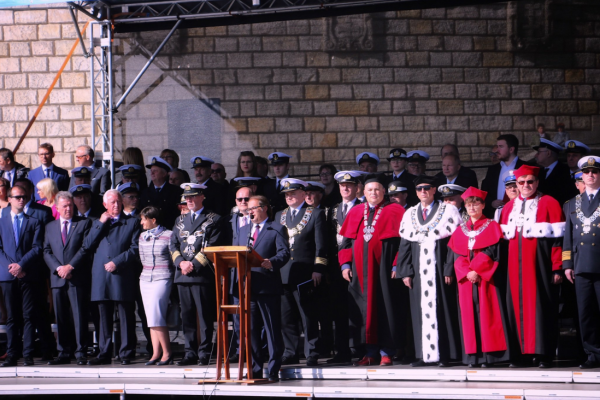 Minister Gróbarczyk na inauguracji roku akademickiego Akademii Morskiej