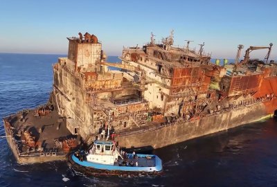 Rosja zbadała wrak gazowca Arctic Metagaz