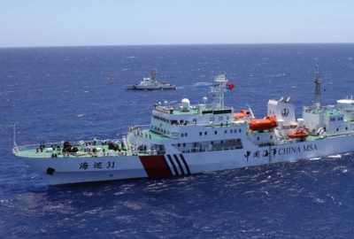 Chińskie okręty przepłynęły w pobliżu spornych wysp Senkaku