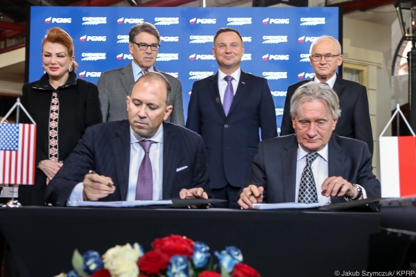 Woźniak, PGNiG: firma Cheniere jest naszym stałym partnerem na najbliższe 24 lata