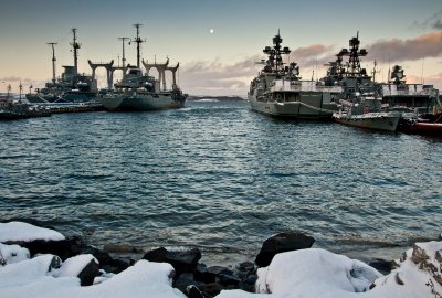 Siły rosyjskiej Floty Północnej rozpoczęły ćwiczenia na morzu Barentsa w...