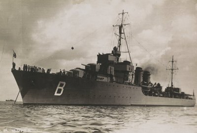 ORP Burza (Fot.: Wikimedia Commons / Public Domain) 80 lat temu ORP Burza zatopił niemiecki okręt podwodny U-606