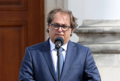 Minister Marek Gróbarczyk (Fot.: Sławomir Lewandowski / PORTALMORSKI.PL) Gróbarczyk: nie zrobimy ani kroku wstecz ws. modernizacji Odry, przywołujemy niemiecką ...