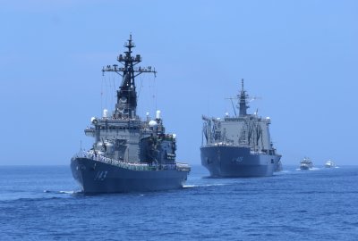 Korea Płd. USA i Japonia przeprowadziły morskie ćwiczenia obrony przeciw...