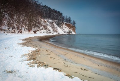 Zakończyło się poszerzanie plaży w Gdyni Orłowie