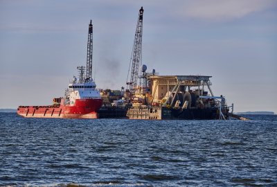 Podwodny protest Greenpeace przeciwko terminalowi LNG w Mukran na Rugii