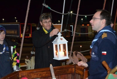 Zawisza Czarny popłynie ze światełkiem betlejemskim do Skandynawii