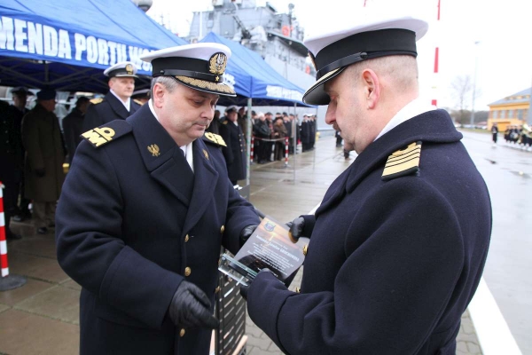 Przekazanie obowiązków Komendanta Portu Wojennego w Świnoujściu