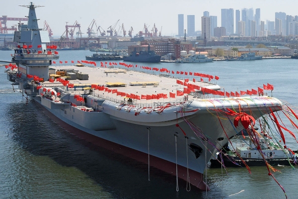 Drugi chiński lotniskowiec rozpoczyna testy na morzu