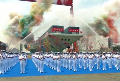 Media w Chinach: zwodowano trzeci lotniskowiec chińskiej armii, Fujian