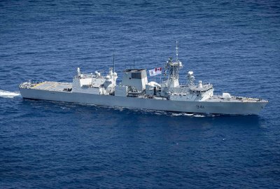 Kanadyjska fregata na ćwiczeniach w pobliżu Tajwanu