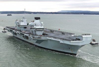 Brytyjski lotniskowiec HMS Prince of Wales na Bałtyku