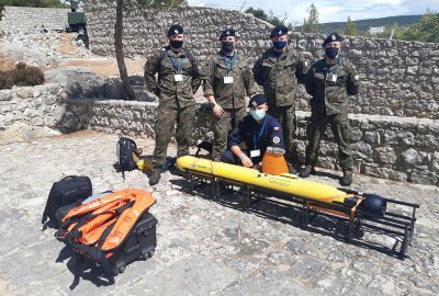 Ćwiczenie z autonomicznym pojazdem podwodnym w Portugalii