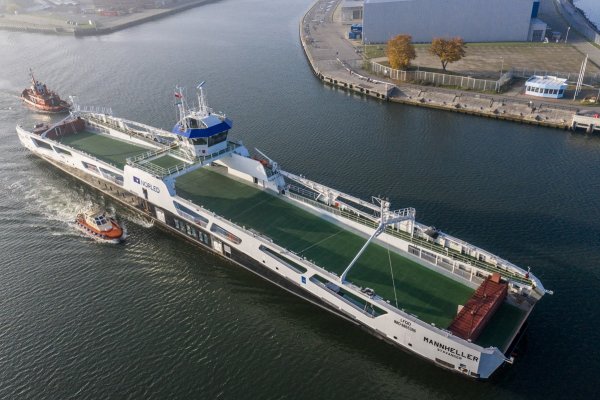 Remontowa Shipbuilding testuje w morzu kolejny prom hybrydowy [VIDEO]