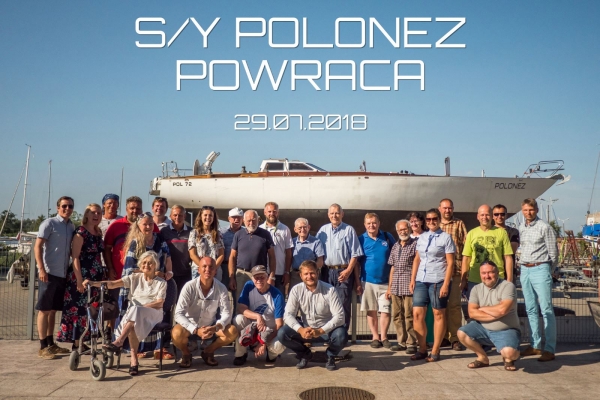 Szczecin: jacht Polonez ponownie spłynie na wodę