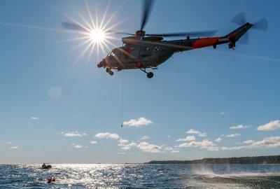 Śmigłowiec SAR po raz 10. w tym roku w akcji nad Bałtykiem