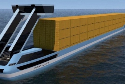 W.Brytania: Tesla na kanałach - pierwsza autonomiczna barka kontenerowa