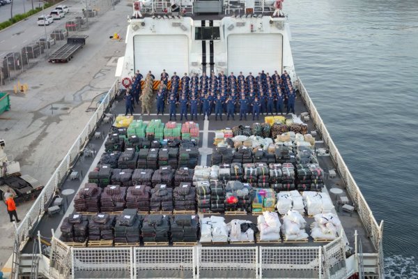 Rekordowe 34 tony kokainy wyładowano w amerykańskim porcie 