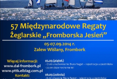 Regaty żeglarskie we Fromborku