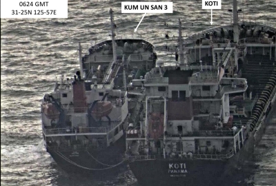Już prawie cała flota handlowa Korei Północnej zablokowana sankcjami USA...
