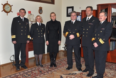 Robocza wizyta wiceminister Doroty Pyć w Urzędzie Morskim w Szczecinie