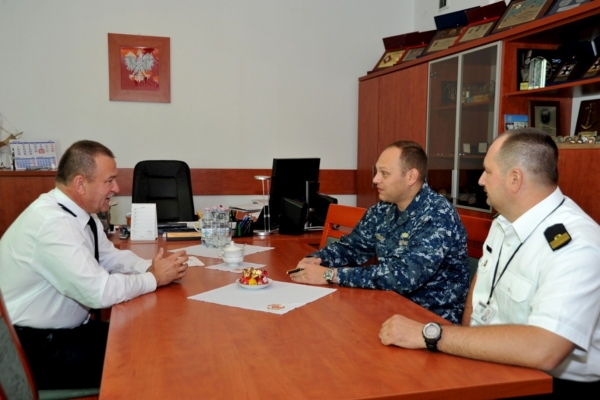 Morski Attache Obrony USA z wizytą w 3. Flotylli Okrętów