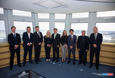 Hyundai Glovis z wizytą w gdańskim porcie