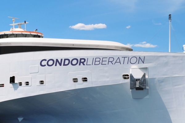 Nowy prom Condor Ferries prawie gotowy do wejścia na trasę