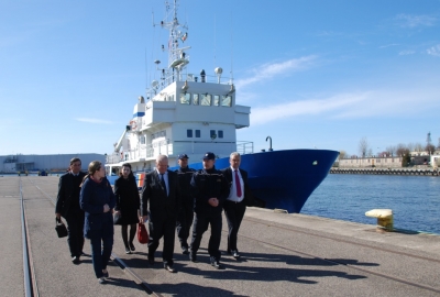 Delegacja z Albanii w Morskim Oddziale Straży Granicznej