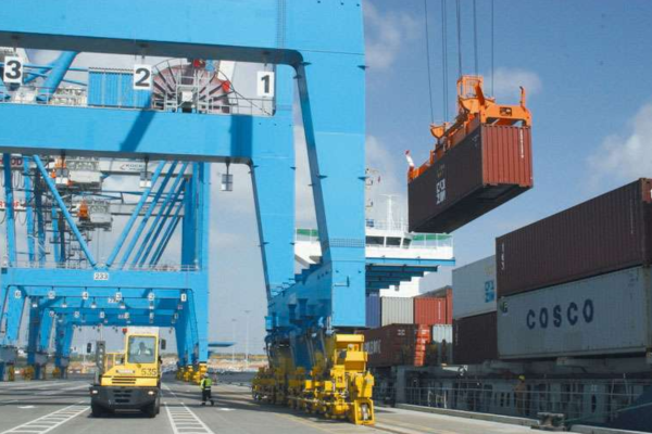 Radioaktywny kontener w izraelskim porcie