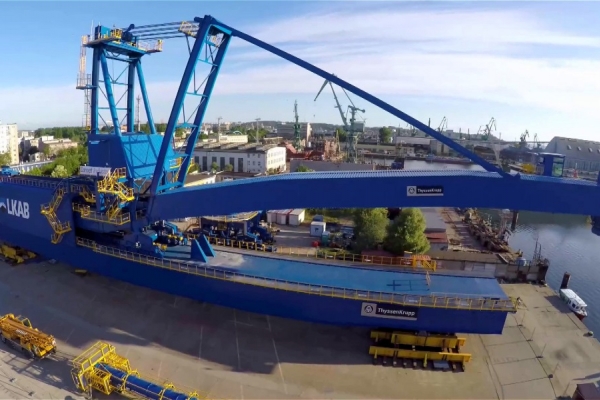 Zamet Industry kończy realizację kontraktu na budowę shiploader’a