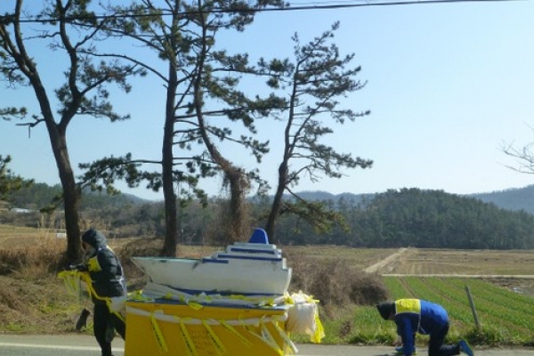 Ojciec ofiary z promu Sewol maszeruje 520 kilometrów