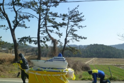 Ojciec ofiary z promu Sewol maszeruje 520 kilometrów