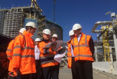 Minister Skarbu Państwa odwiedził plac budowy terminalu LNG