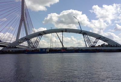 Gdańsk ma nowy most. Konstrukcja stanęła już na Martwej Wiśle