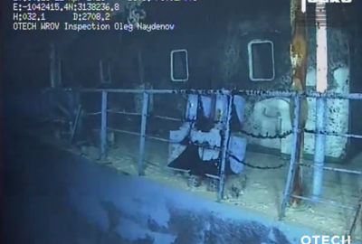 Odnaleziono wrak rosyjskiego trawlera. Niestety nastąpił wyciek [VIDEO]