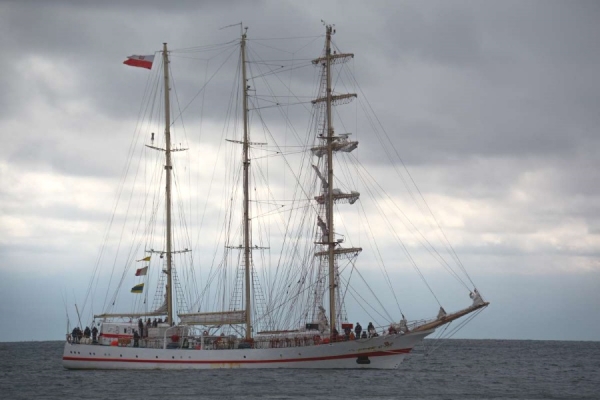 ORP Iskra już po rejsie nawigacyjno-szkoleniowym oraz regatach The Tall Ships Races