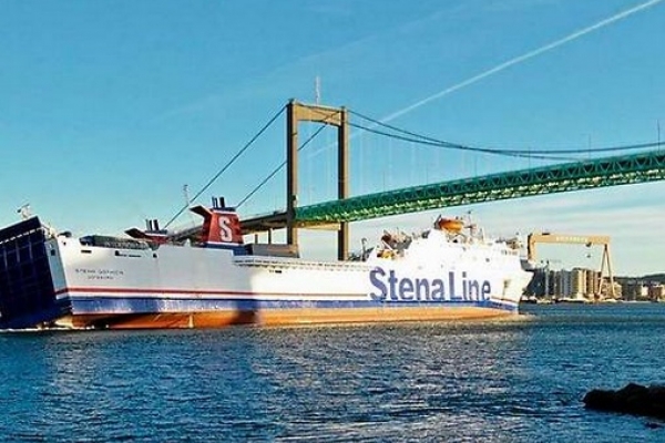 Stena Gothica z awarią systemu przeciwprzechyłowego