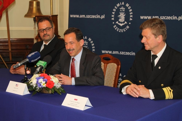 Ambasador USA pod wrażeniem Akademii Morskiej w Szczecinie