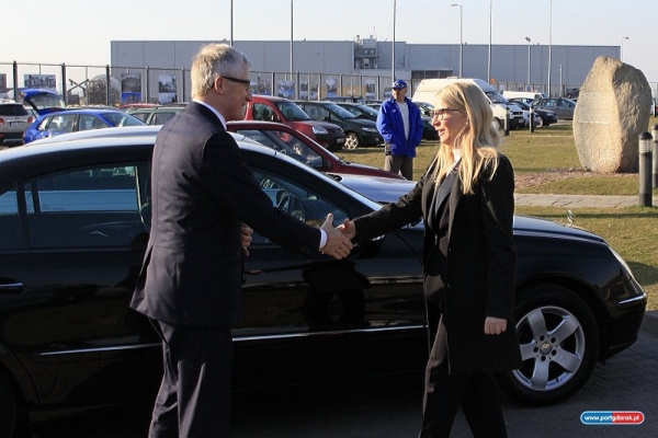 Wizyta Premiera Flandrii w Porcie Gdańsk