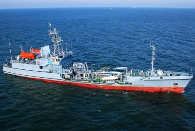 ORP Bałtyk wpłynął do Szczecina