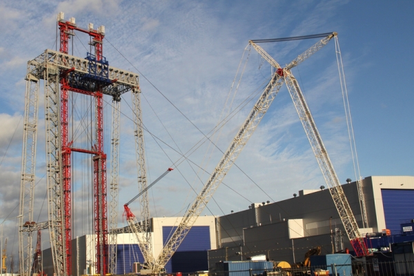 Suwnica gigant już na miejscu