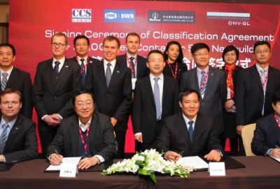 Pierwsze chińskie giganty pod nadzorem Det Norske Veritas, Germanischer Lloyd i China C...