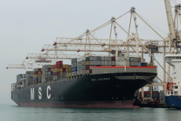 MSC Luciana w słoweńskim Koper