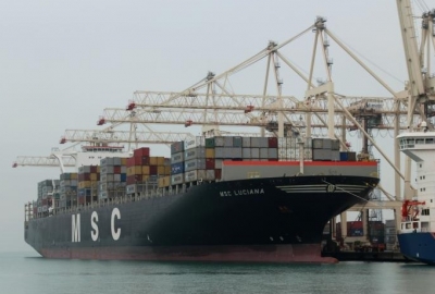 MSC Luciana w słoweńskim Koper