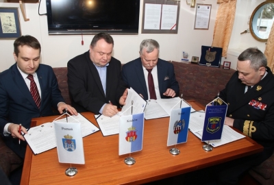 Podpisanie porozumienia Miasta - Okręty